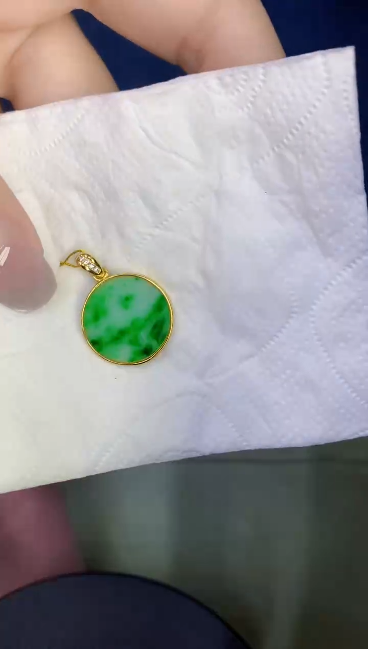 颈饰未镶嵌翡翠缅甸天然翡翠A货