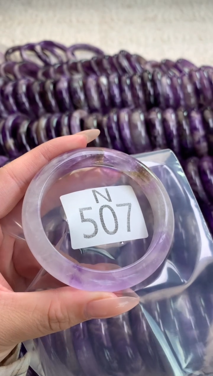 水晶珠宝半成品未镶嵌水晶手镯507-56