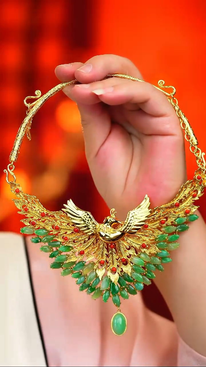 套链银S925镶嵌翡翠奥****.新款