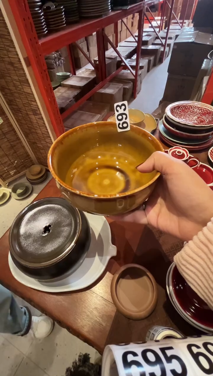 瓷片咖****?693琥珀色圆钵