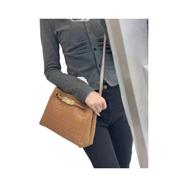 【云云甄选】J-6196-焦糖-轻奢时尚女士新款单肩斜挎包