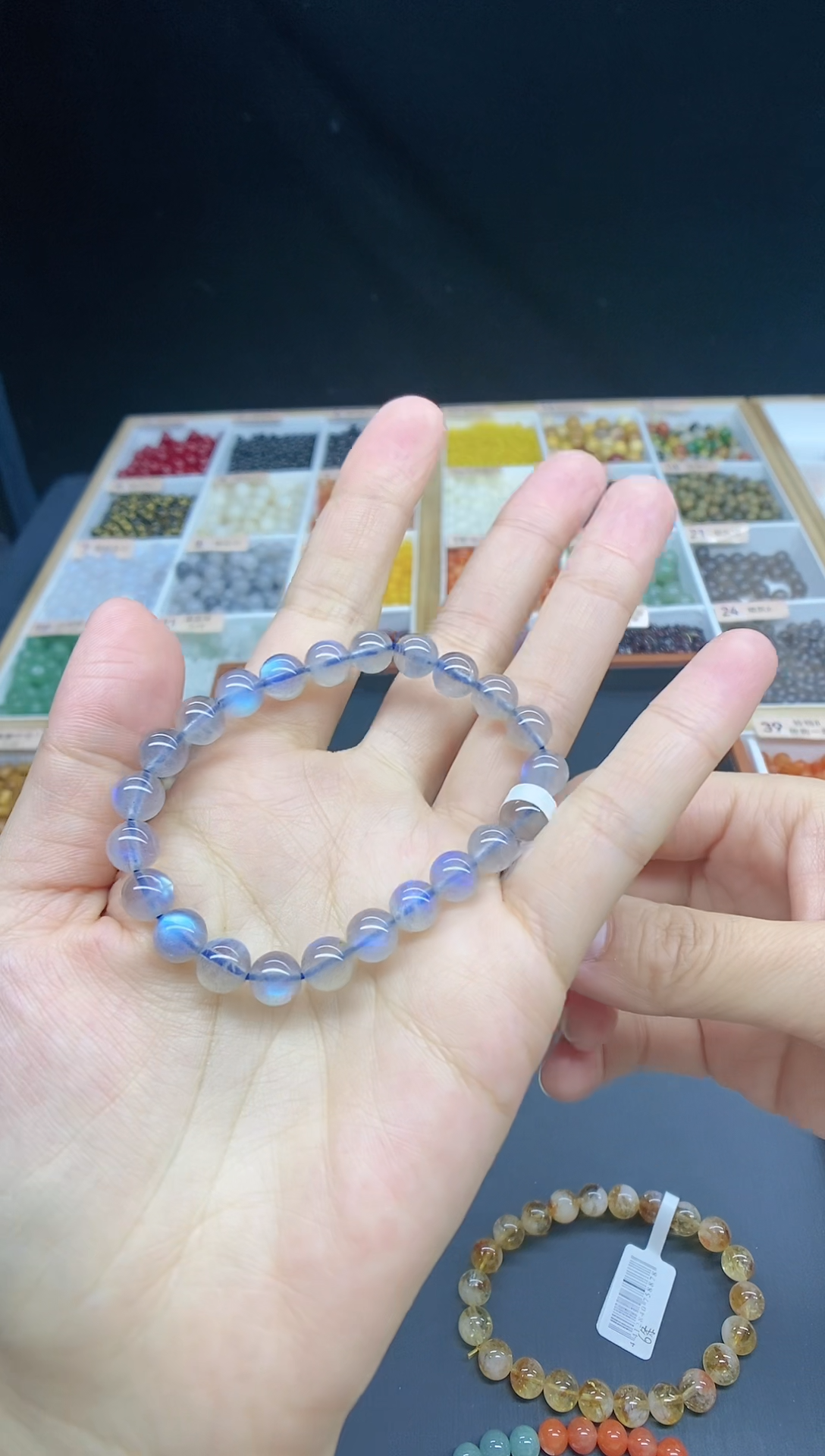 【闪购商品】月光石手串未镶嵌灰月光