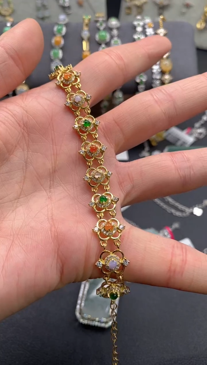 【闪购商品】翡翠戒指银S925镶嵌2222222222    2