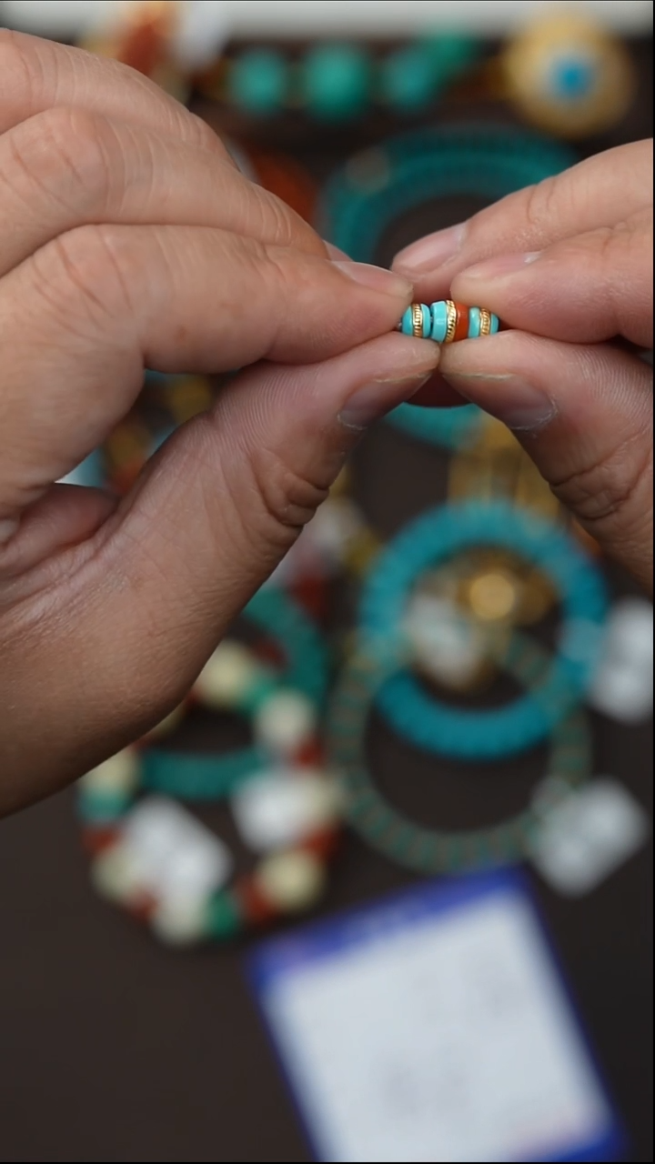 未镶嵌绿松石配饰空*绿松石配饰