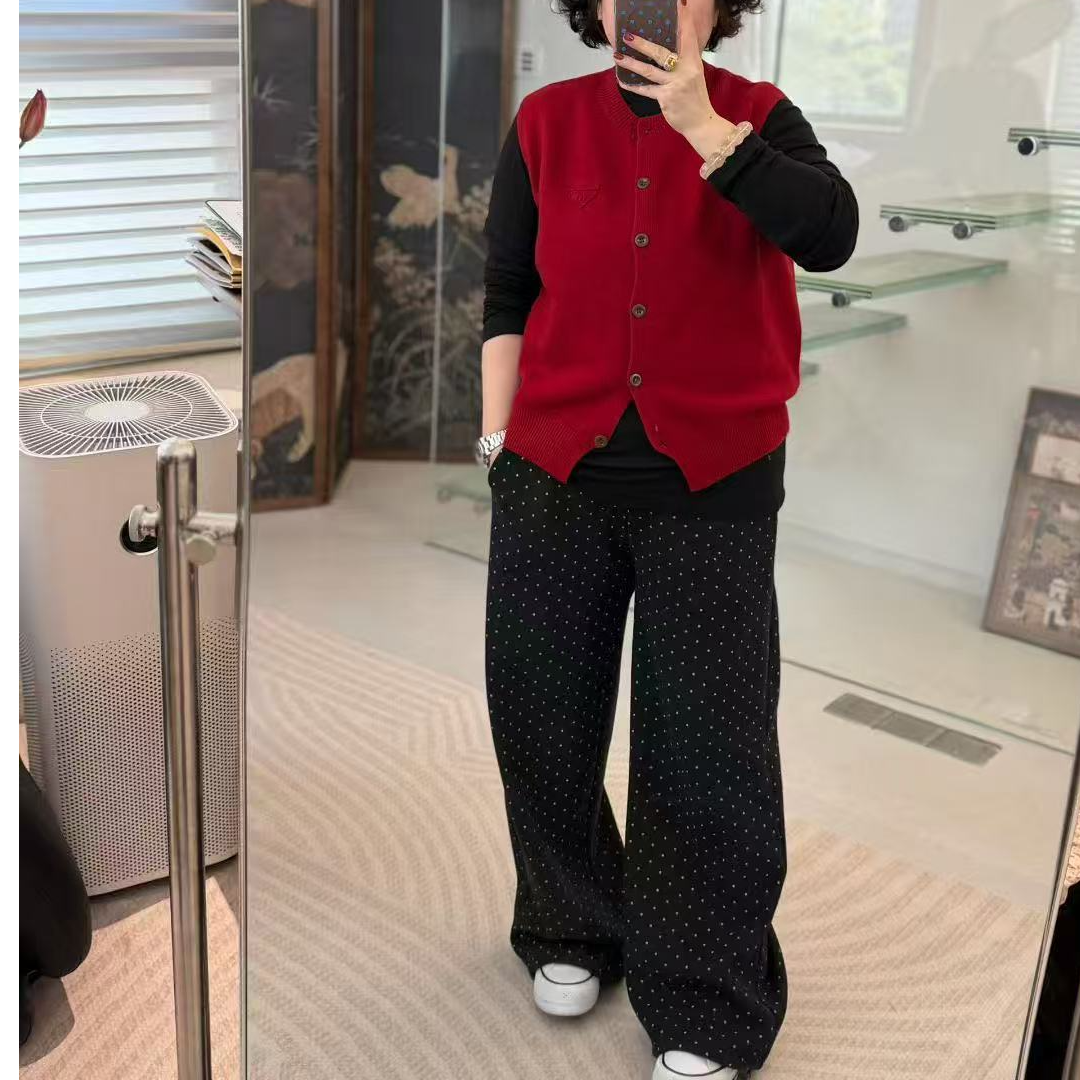 遇见-百搭绵羊毛三角马甲