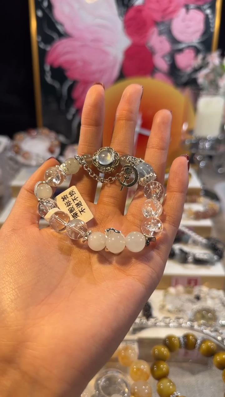 【闪购商品】水晶手链未镶嵌多样性发货发其一颜色微差