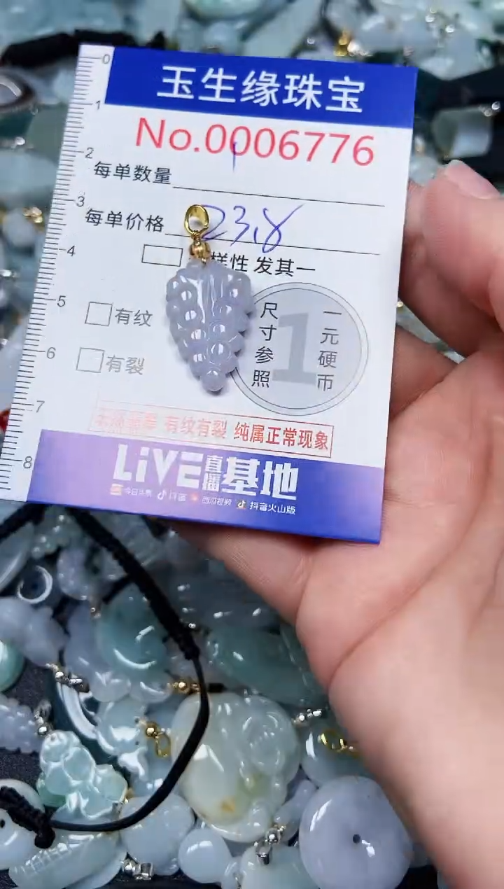 【闪购商品】翡翠颈饰未镶嵌闪购00006776