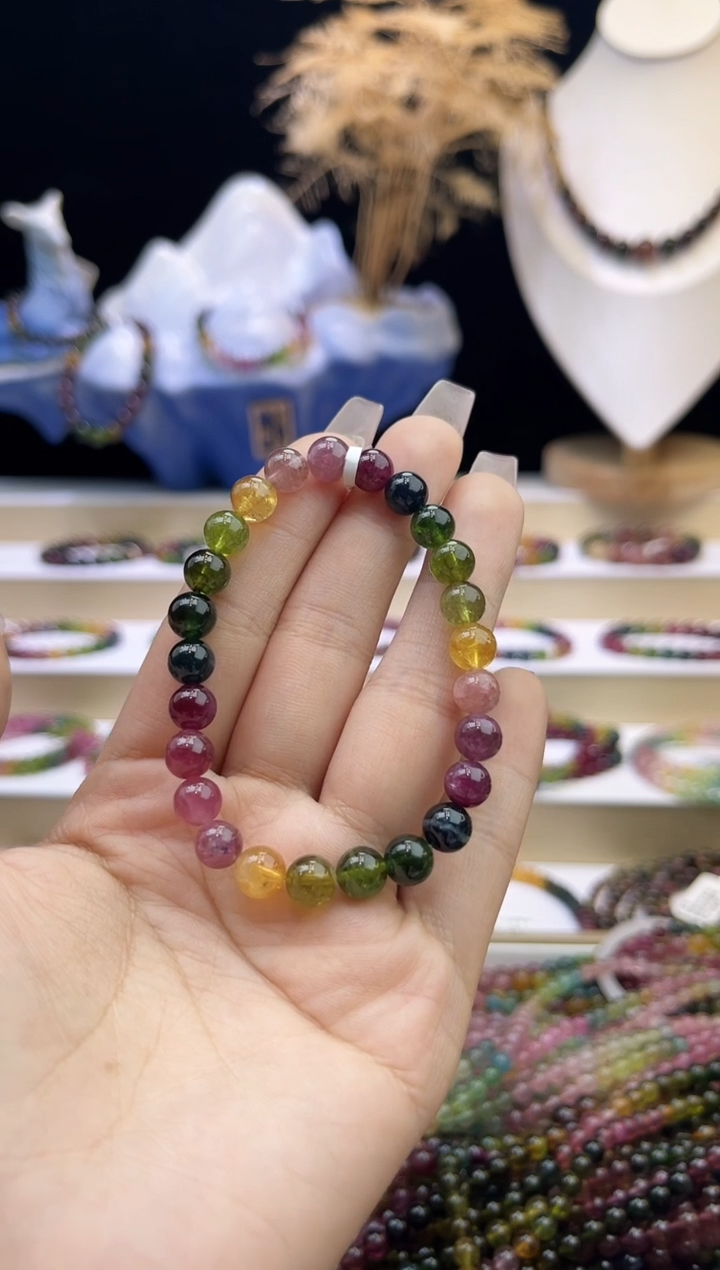 【闪购商品】碧玺/未镶嵌7mm+碧玺单圈多样性发货