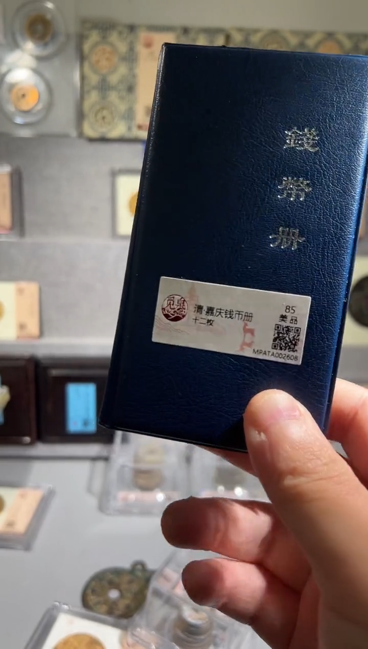 铜動*带评级  嘉庆钱币册 同分择优发