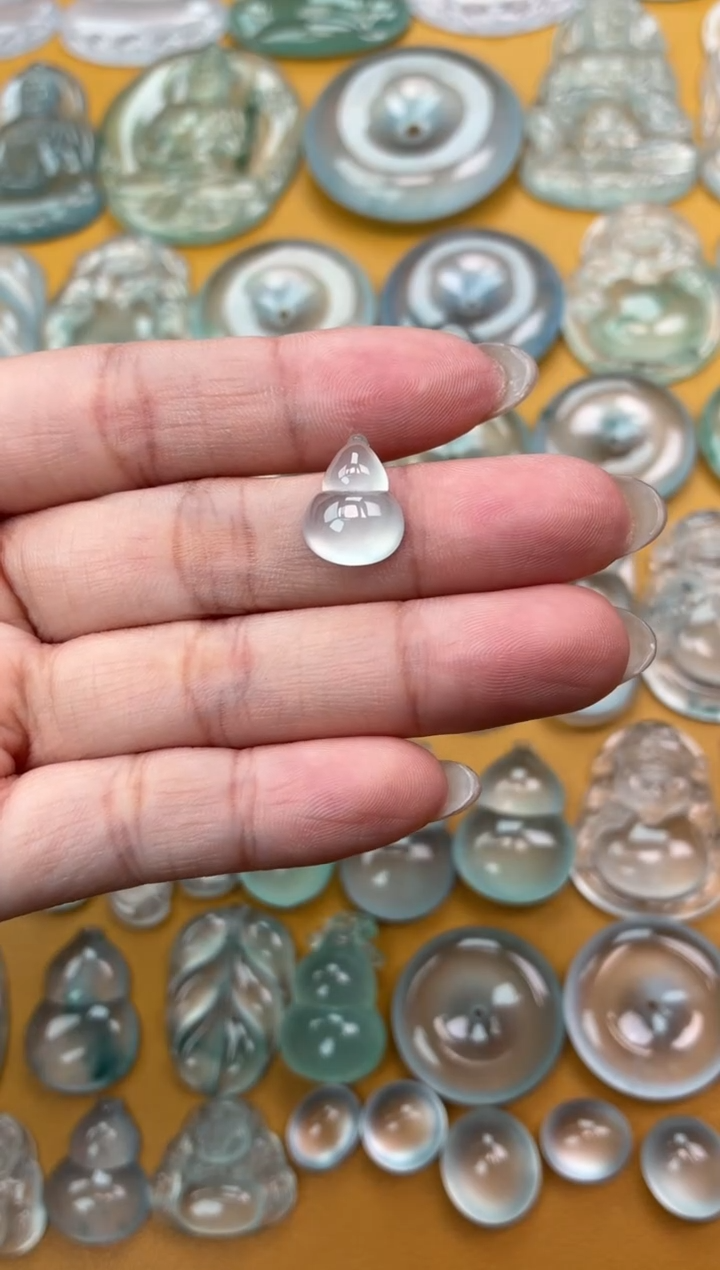 吊坠(不含链)未镶嵌翡翠3 葫芦 14 10.7 4.7