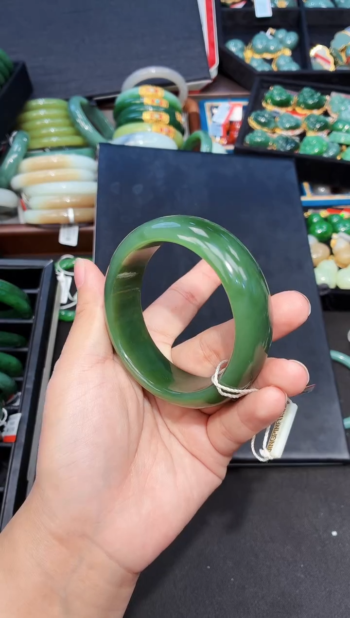 未镶嵌手镯和田玉58-59多样性发一