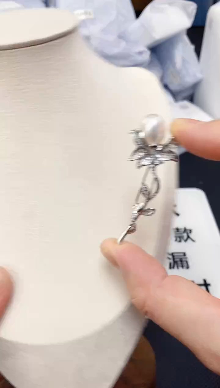 未镶嵌耳饰淡水珍珠XZ1010