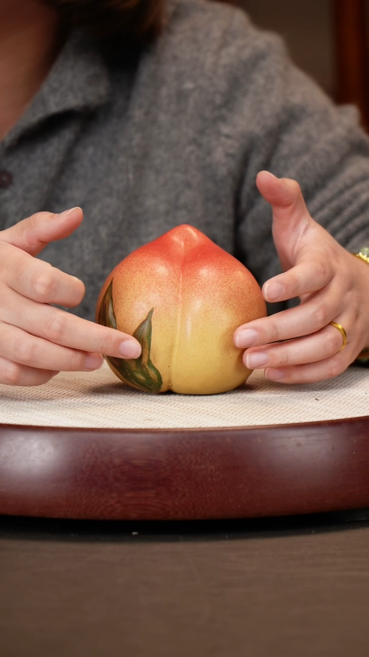 【闪购商品】紫砂茶壶茶宠大寿桃