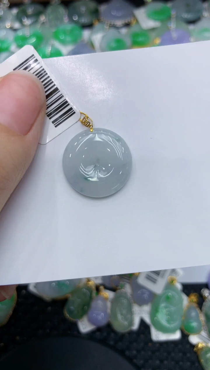 【闪购商品】翡翠颈饰18K金镶嵌111111111