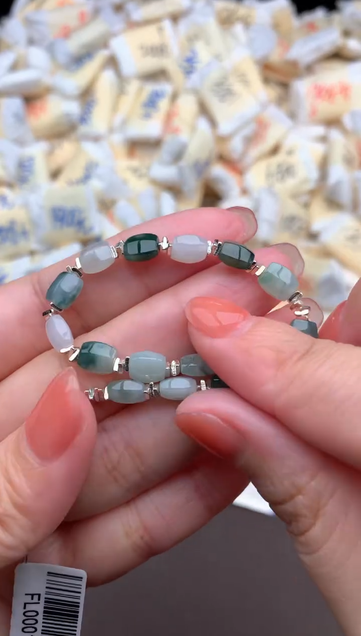 【闪购商品】翡翠挂件银S925镶嵌一