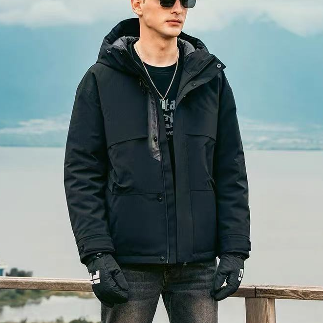 总【国标90】冬季情侣百搭保暖羽绒服外套8831