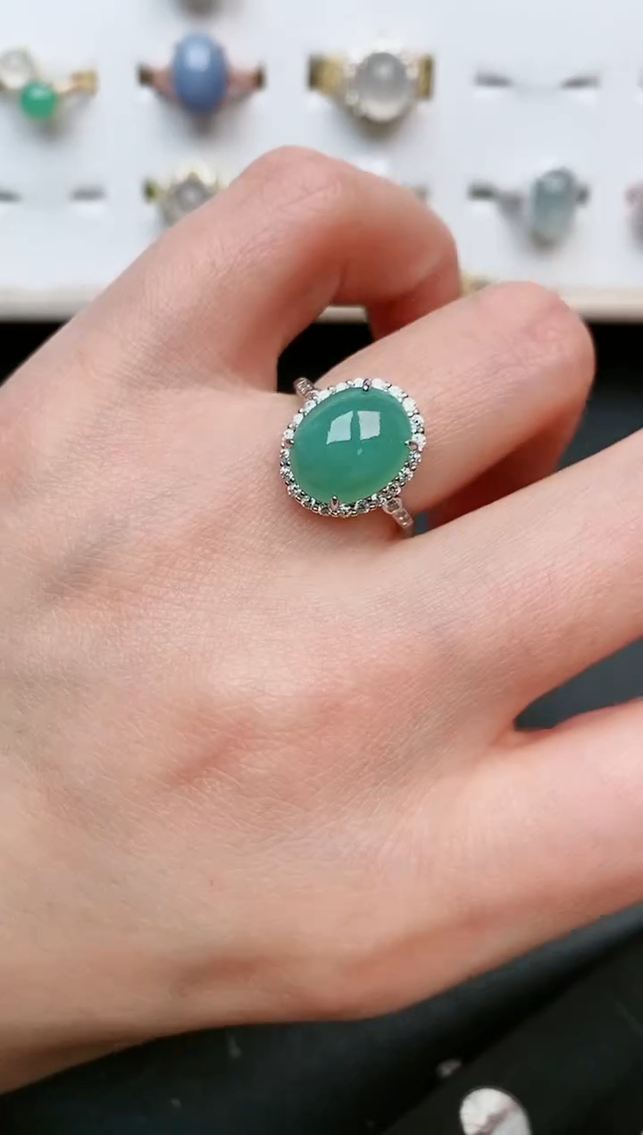 【闪购商品】翡翠戒指银S925镶嵌.....