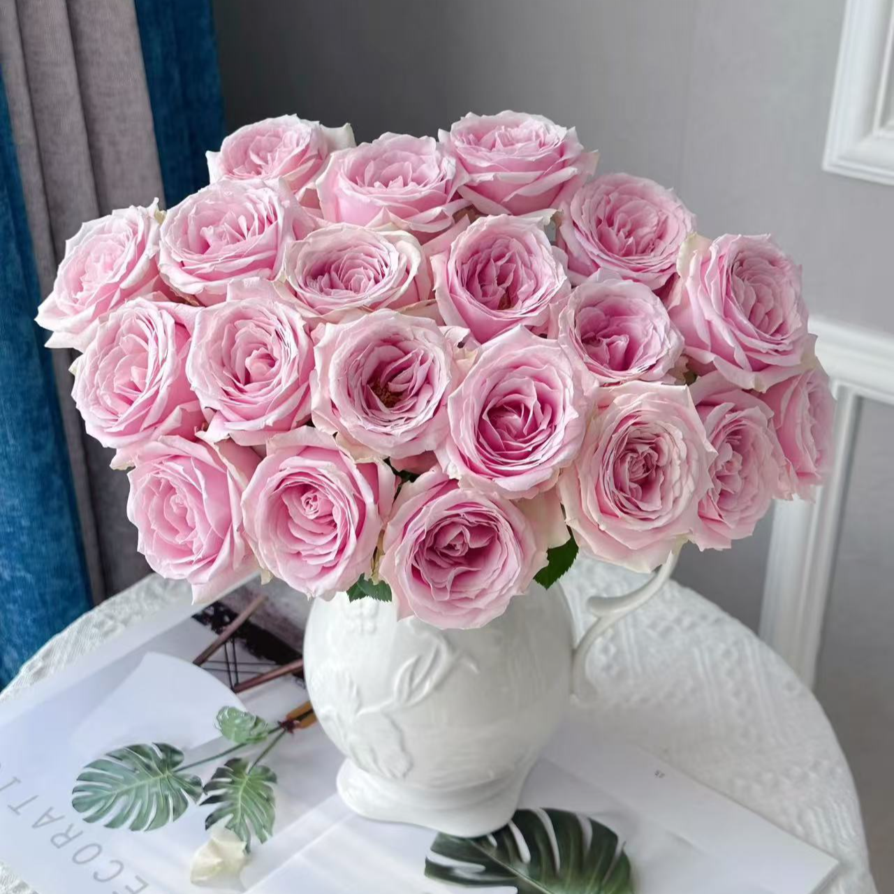 【大力甄选】AA级粉红雪山单头玫瑰 云南基地现采现发 一单包邮