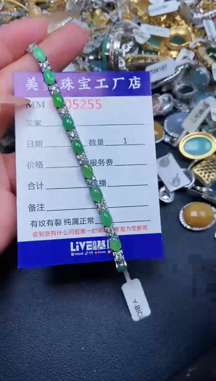 【闪购商品】翡翠颈饰银S925镶嵌5255