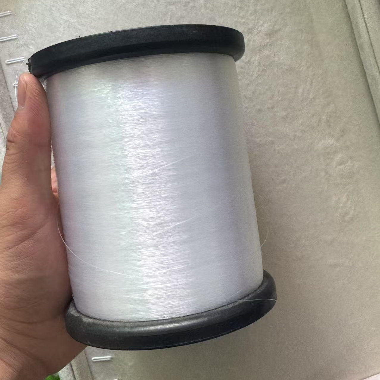 小不点饰品干饭包专用鱼线链接手工牛仔黑色编织透明家用大卷细线