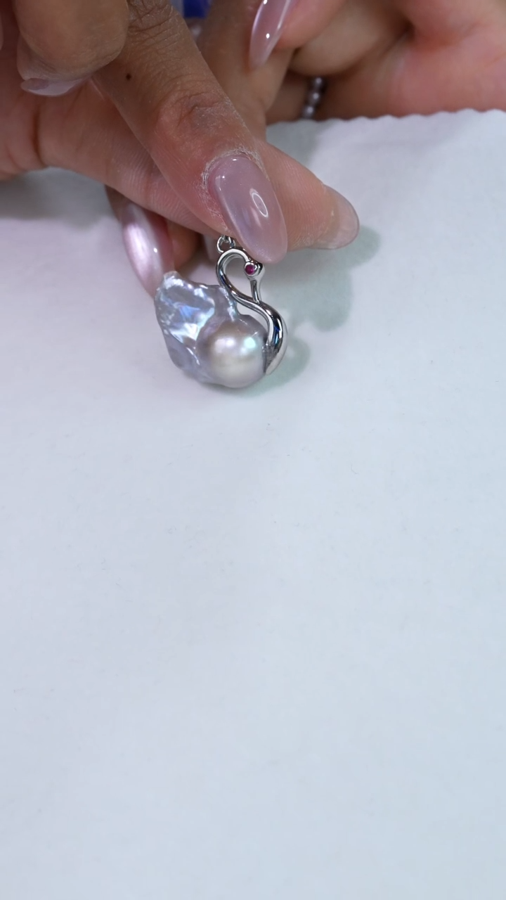 未镶嵌淡水珍珠吊坠【不含链】67