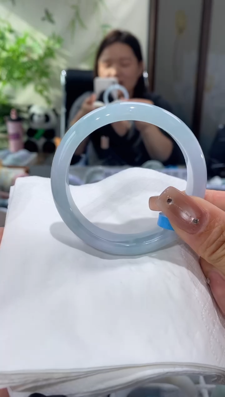 未镶嵌手镯翡翠圈口54-55