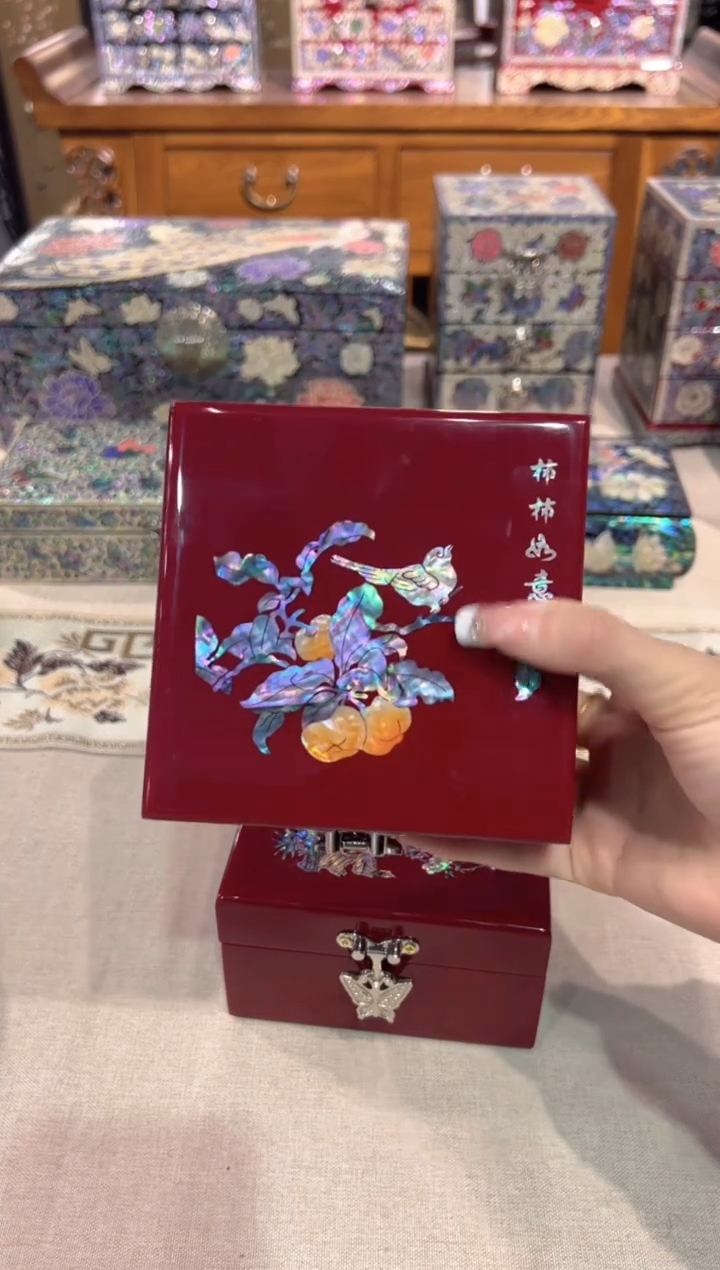 【闪购商品】微瑕老货·弘贝雅螺钿漆器文化馆