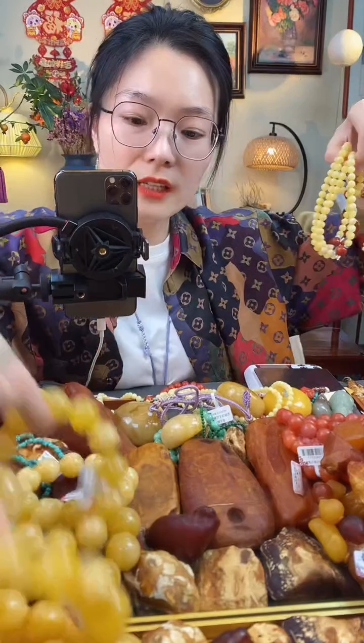 【闪购商品】琥珀颈饰未镶嵌项链