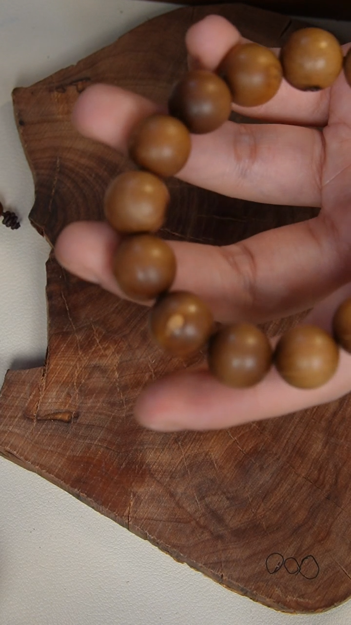 【闪购商品】檀香木手串/手链老山檀香1.6圆珠单圈瑕疵