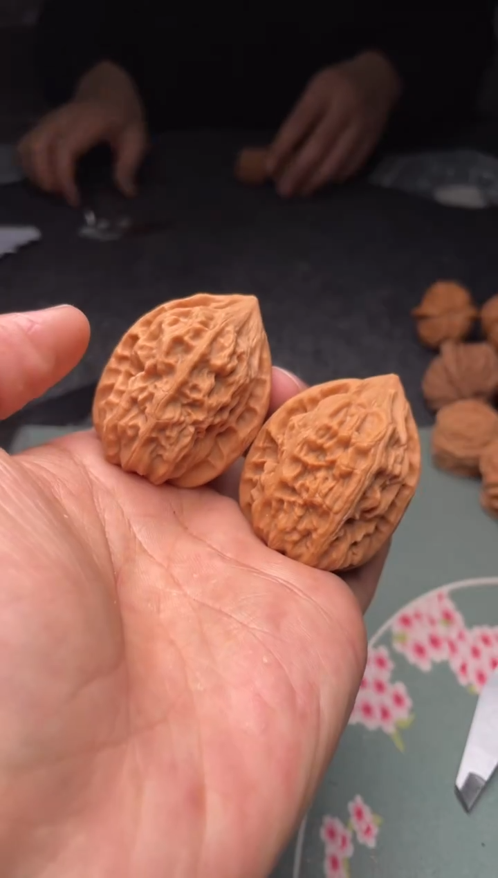 把件文玩核桃a314  鸡心 36尺