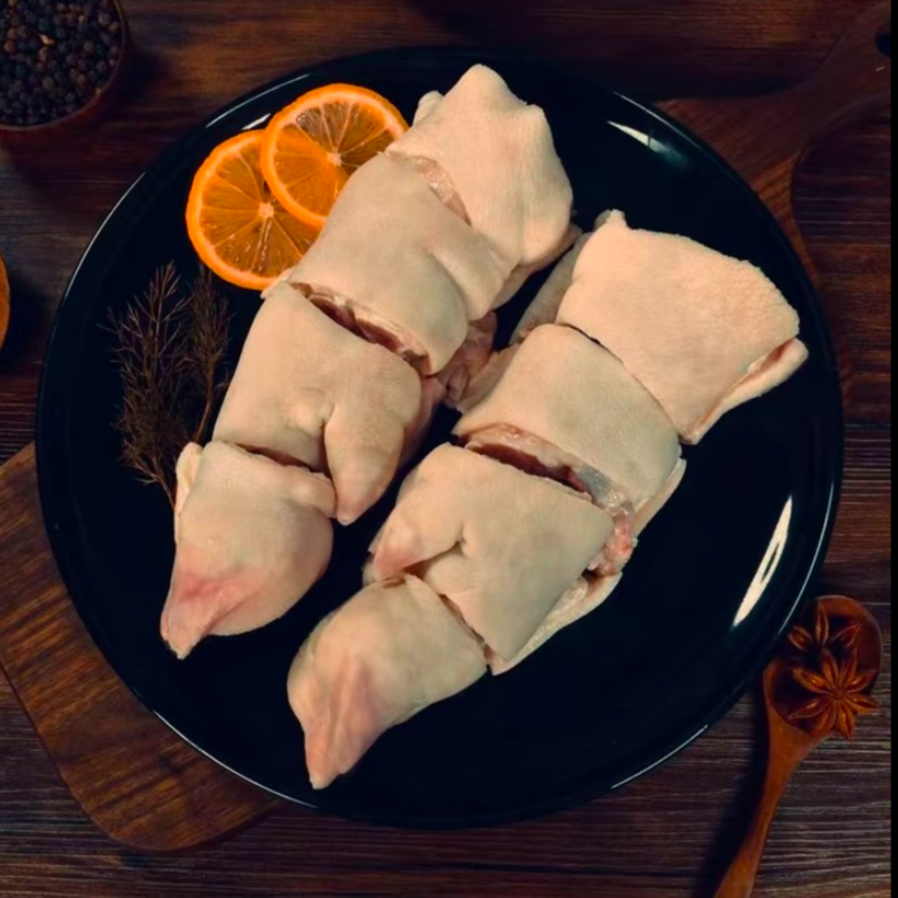 土猪脚拍3斤送2斤现宰现杀土猪蹄切块有运费险！