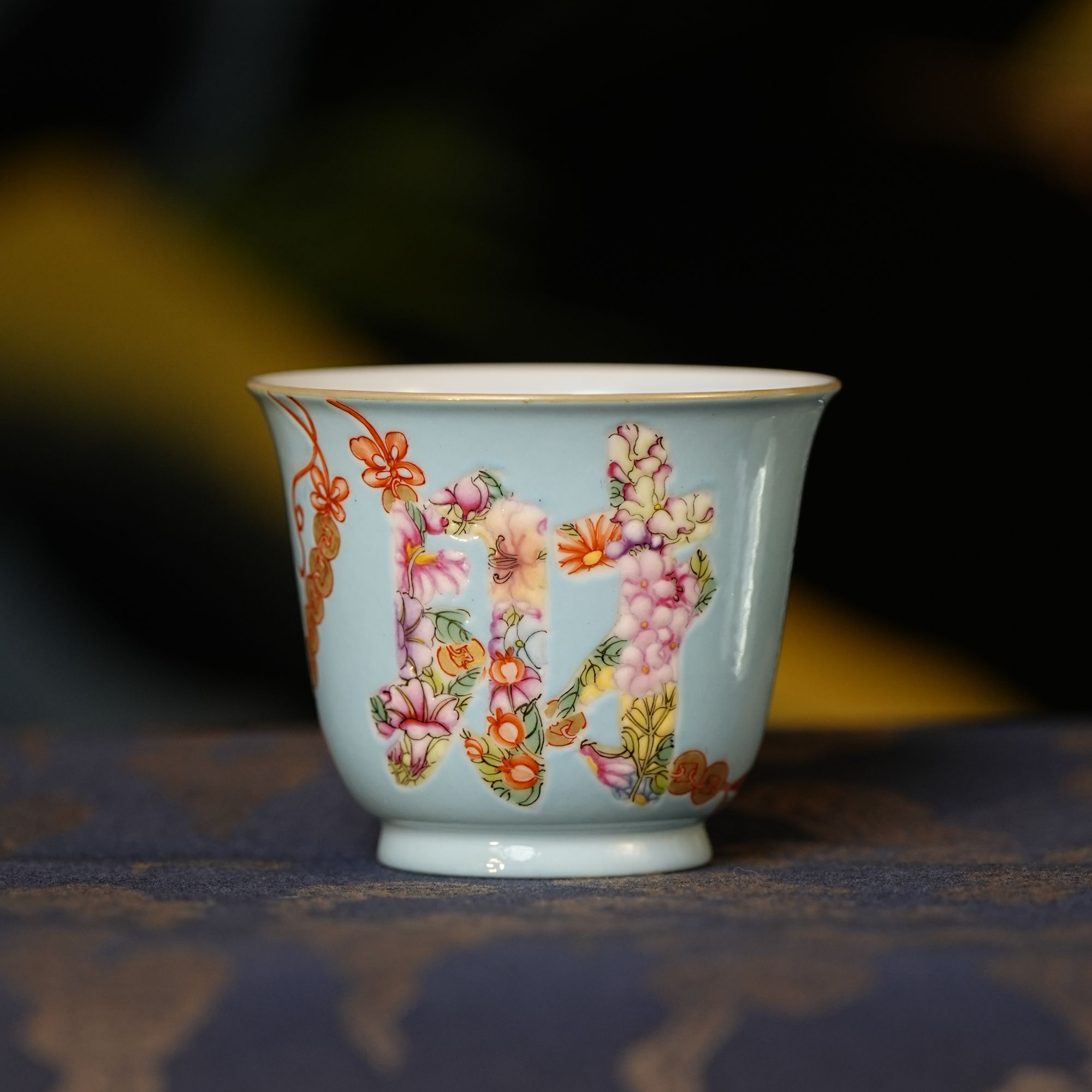 崔迪器-锦卉财杯茶杯-A