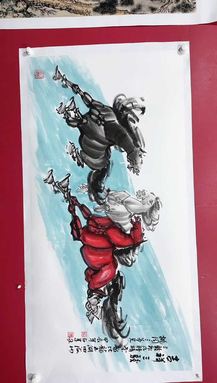 【闪购商品】绘画43李占军绘画作品137*68