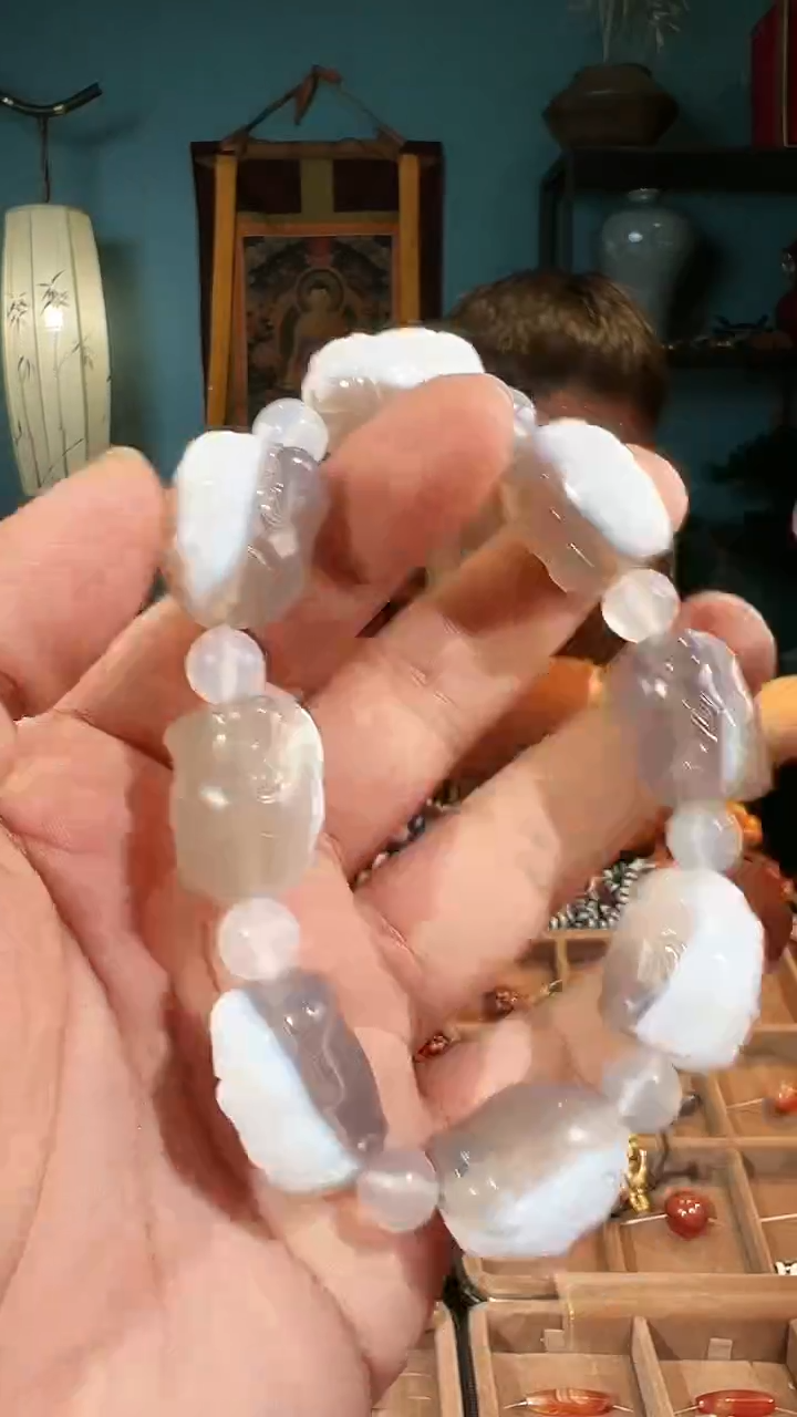 【闪购商品】玛瑙/玉髓手链未镶嵌噶毛罗伊