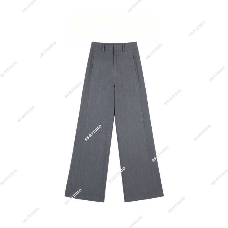 【SW】高腰显瘦直筒裤女夏季薄款时尚百搭休闲裤子SS-9919