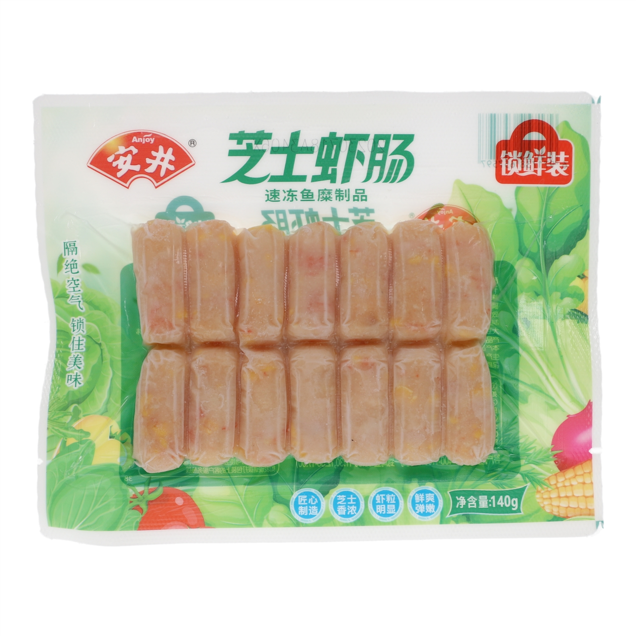 Anjoy/安井芝士虾肠芝士味 140g