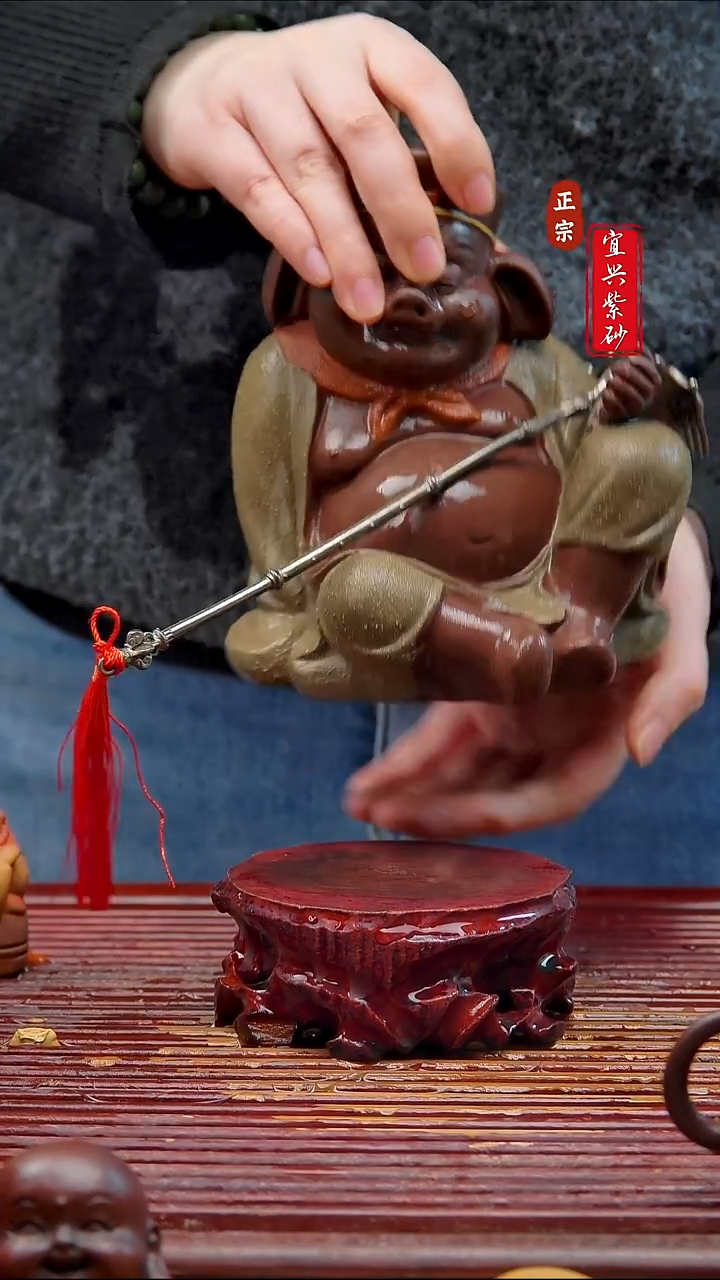 紫砂茶宠宜兴紫砂茶宠摆件