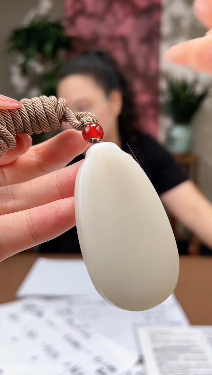 和田玉未镶嵌颈饰s516