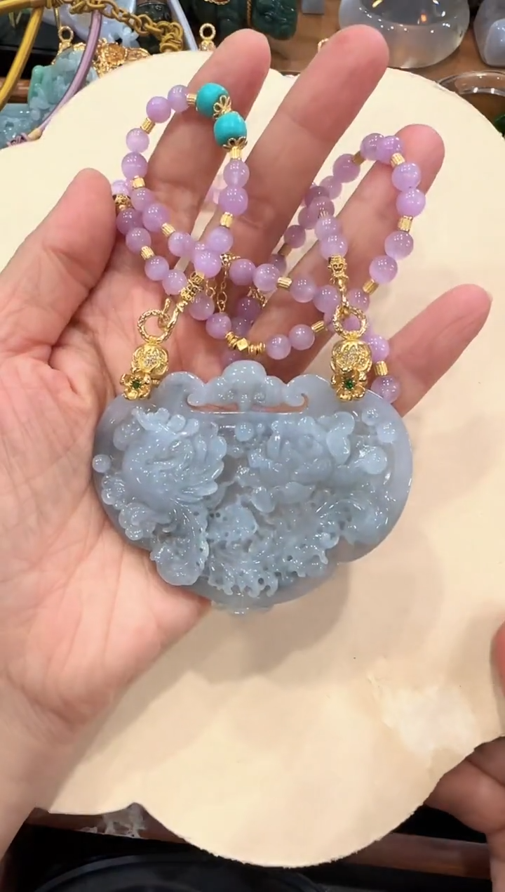 【闪购商品】翡翠颈饰未镶嵌国风