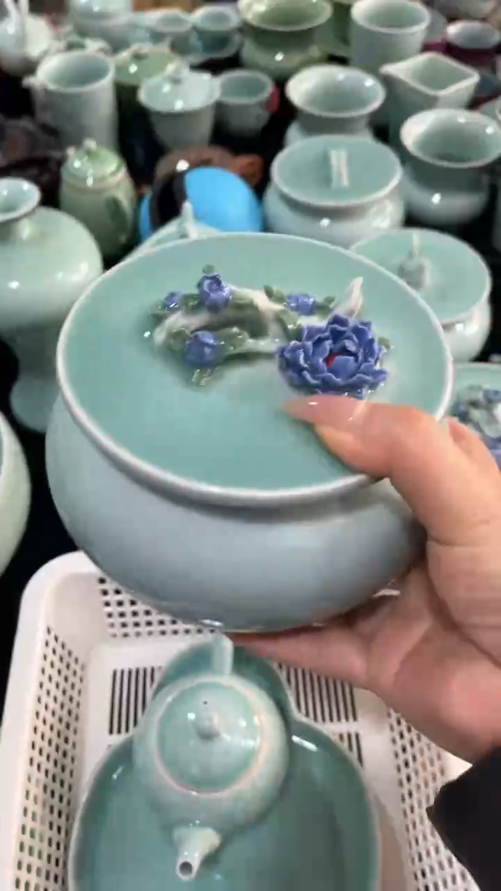 【闪购商品】特价 微瑕 慧仙青瓷