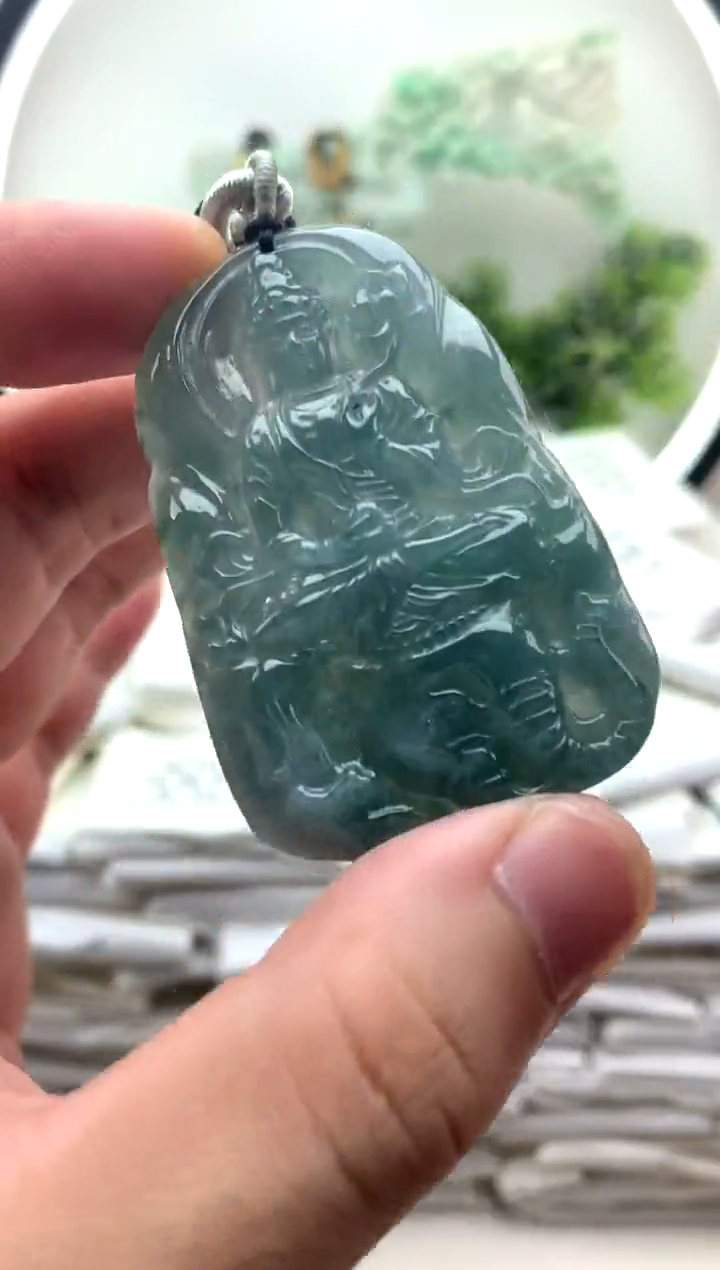 颈饰未镶嵌翡翠普贤