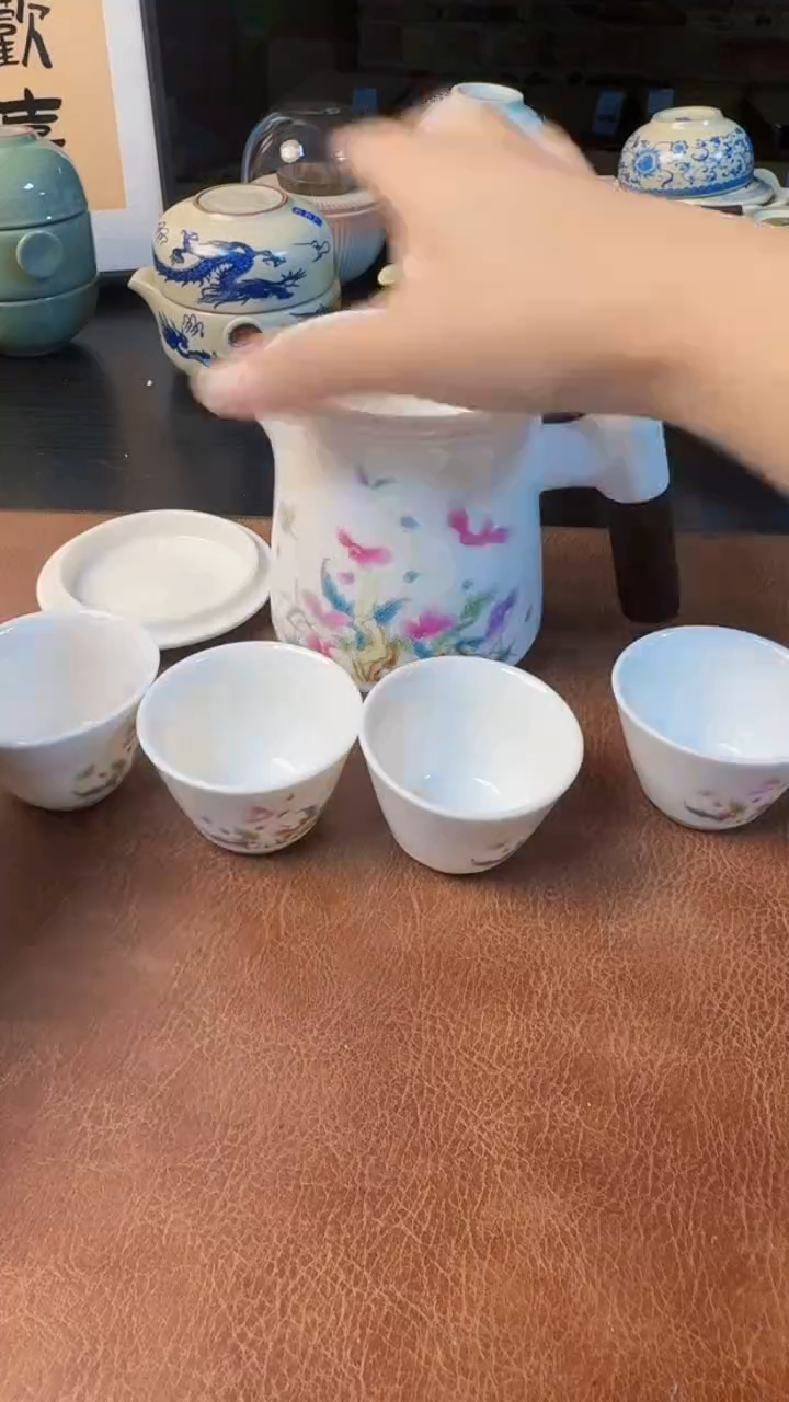 【闪购商品】杯德化白瓷，快客茶具