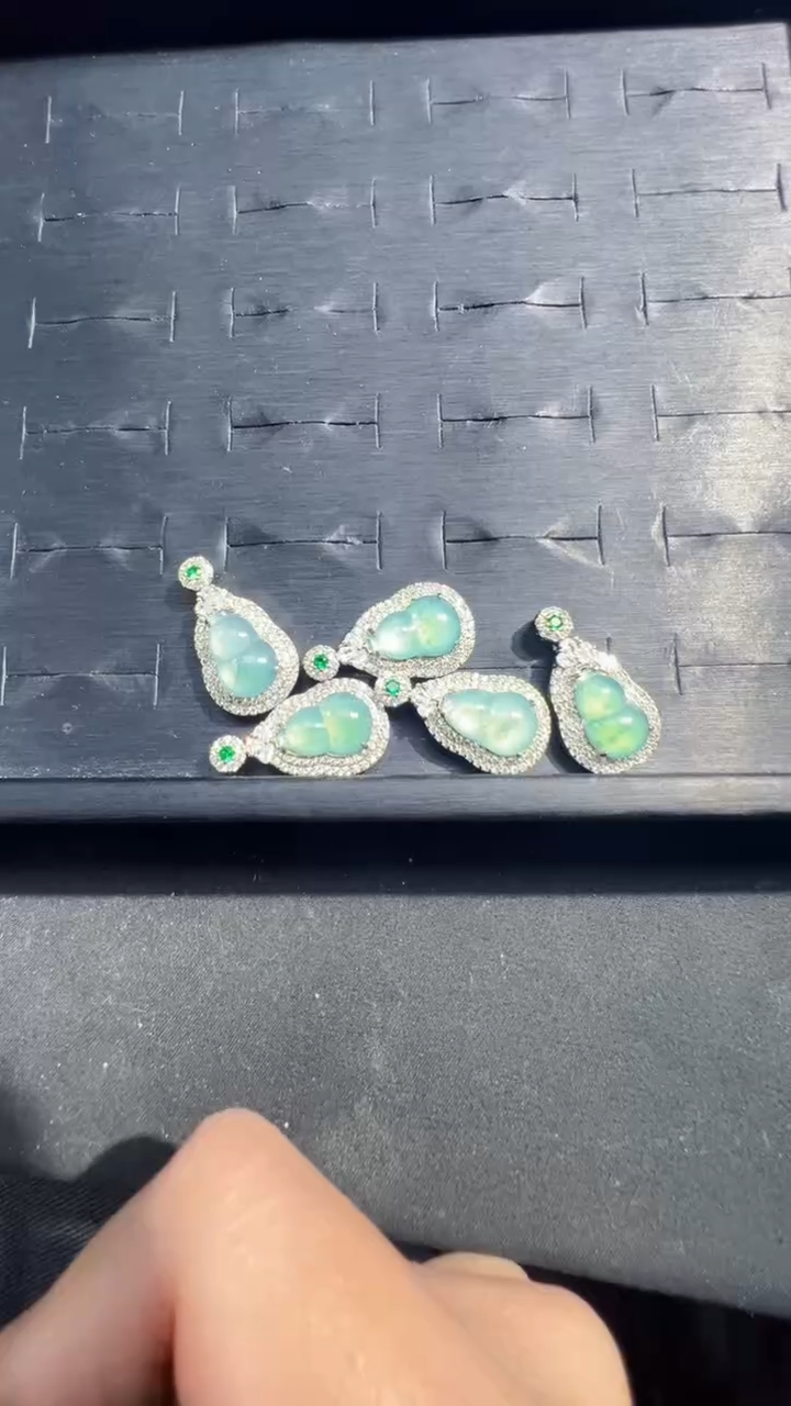 【闪购商品】翡翠戒指未镶嵌葫芦商品多样性发货1