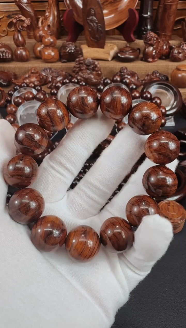 【闪购商品】黄花梨/降香黄檀手串/手链海南黄花梨西部油梨1.8手串