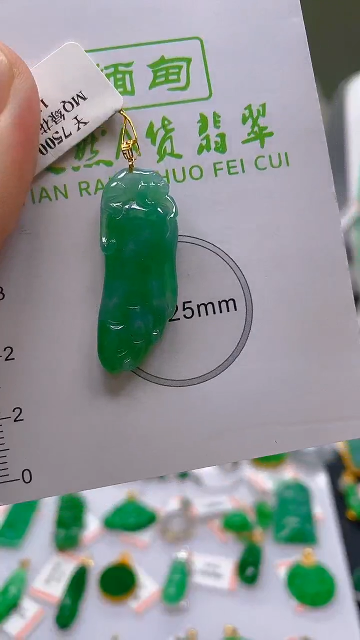 【闪购商品】翡翠颈饰18K金镶嵌 新号开播，全场乱卖