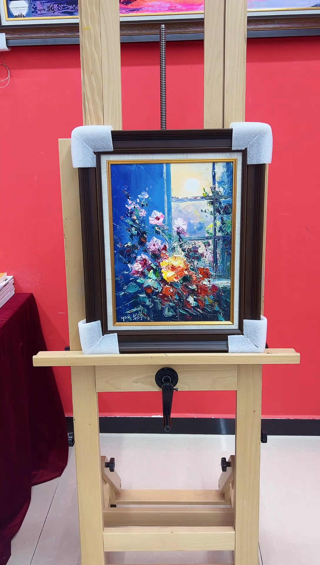 油画梁静-30*40-油画