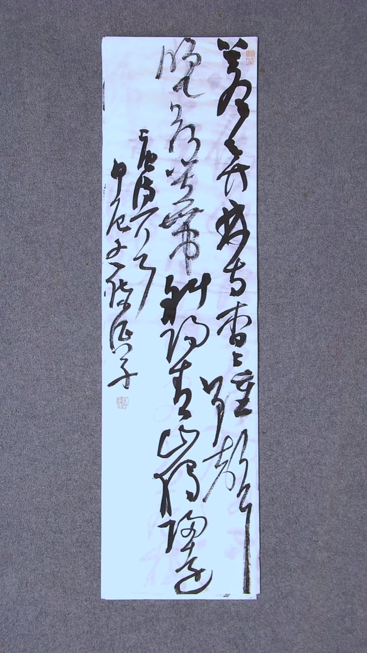 书法陈征 河南 南阳90*25尺寸