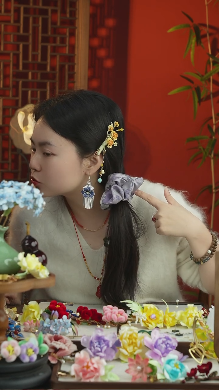 刺绣闪购纯手工非遗国风饰品