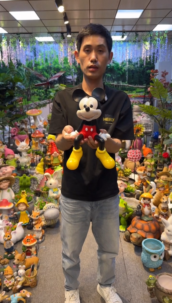 无花朵花园庭院摆件&00&