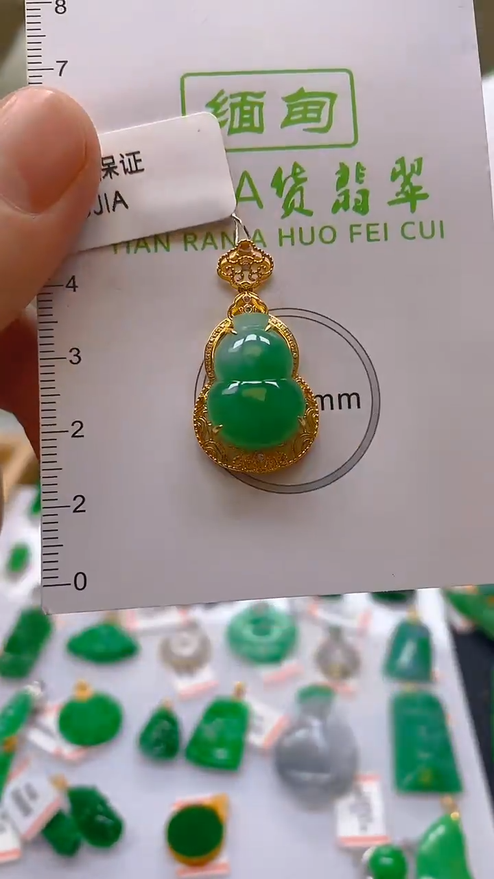 【闪购商品】翡翠颈饰18K金镶嵌新号开播，全场乱卖